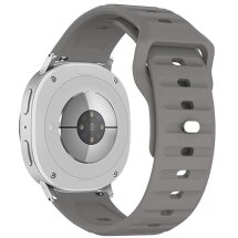 Ремешок KALEBOL Wave Pattern для Samsung Galaxy Watch 8 (40/44mm) / 8 Classic - Grey: фото 1 из 5