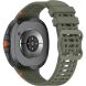 Ремінець Reframe Holes Design для Samsung Galaxy Watch 8 (40/44mm) / 8 Classic - Army Green (384116AG). Фото 1 з 7