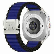 Ремінець Reframe Ripple Pattern для Samsung Galaxy Watch Ultra (47mm) / Ultra (2025) - Blue / Silver: фото 1 з 7