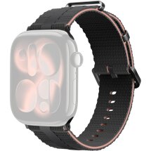 Ремінець Reframe Sport Linear для Apple Watch 42 (Series 10/11) / 41 / 40 / SE 40 / 38 - Black / Pink: фото 1 з 5