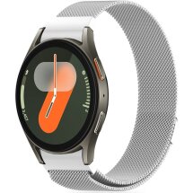 Ремінець Tech-Protect MilaneseBand для Samsung Galaxy Watch 4 / 4 Classic / 5 / 5 Pro / 6 / 6 Classic / 7 / FE - Silver: фото 1 з 4