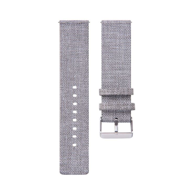 Ремінець UniCase Cloth Texture для Samsung Galaxy Watch 42mm / Watch 3 41mm - Grey: фото 2 з 6