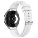 Ремінець UniCase Silicone Strap для Samsung Galaxy Watch 4 Classic (46mm) / Watch 4 Classic (42mm) / Watch 4 (40mm) / Watch 4 (44mm) - White (284303W). Фото 1 з 3