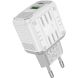 Сетевое зарядное устройство Hoco C135A Rock QC3.0 (20W) - White (346197W). Фото 3 из 7