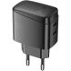 Мережевий зарядний пристрій Hoco CS62A PD45W (2Type-C) - Black (960230B). Фото 2 з 8
