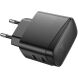 Мережевий зарядний пристрій Hoco CS62A PD45W (2Type-C) - Black (960230B). Фото 4 з 8