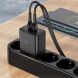 Сетевое зарядное устройство Hoco N35 Streamer PD45W (2C) + кабель Type-C to Type-C - Black (346136B). Фото 6 из 6