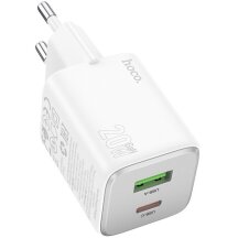 Сетевое зарядное устройство Hoco N41 PD20W+QC3.0 - White: фото 1 из 7
