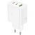 Мережевий зарядний пристрій Hoco N51 PD65W (USB + 2Type-C) - White: фото 1 з 7