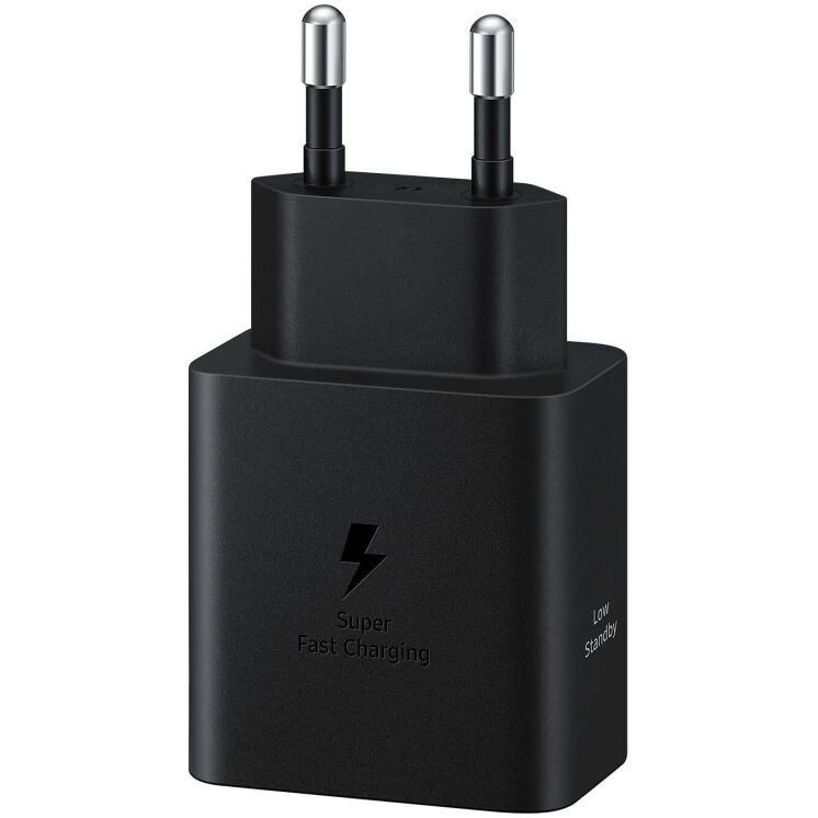 Сетевое зарядное устройство Samsung Compact Power Adapter 45W + кабель Type-C to Type-C (EP-T4511XBEGEU) - Black: фото 3 из 4