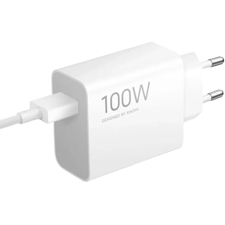 Мережевий зарядний пристрій Xiaomi 100W Combo + кабель USB to Type-C&nbsp;(BHR095VEU) - White: фото 4 з 4