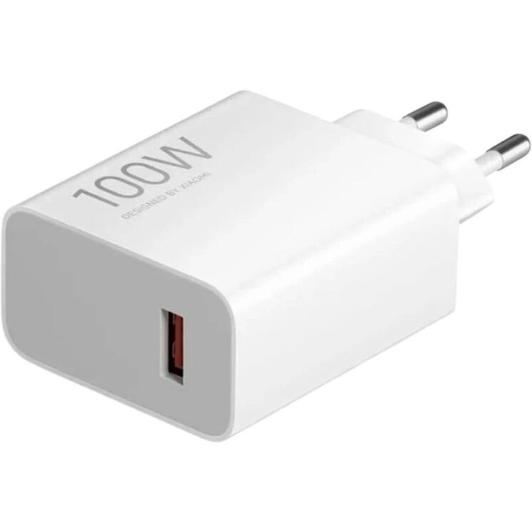 Мережевий зарядний пристрій Xiaomi 100W Combo + кабель USB to Type-C&nbsp;(BHR095VEU) - White: фото 3 з 4