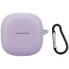 Силиконовый чехол Deexe Silicone Case (FH) для Xiaomi Redmi Buds 8 Active - Purple (410001V). Фото 1 из 11