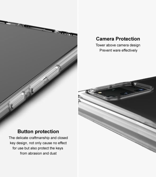 Силиконовый чехол IMAK UX-5 Series для ASUS Zenfone 11 Ultra - Transparent: фото 7 из 8