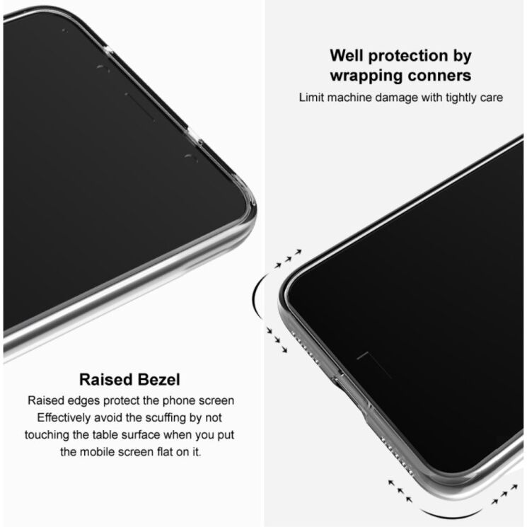 Силиконовый чехол IMAK UX-5 Series для ASUS Zenfone 11 Ultra - Transparent: фото 6 из 8