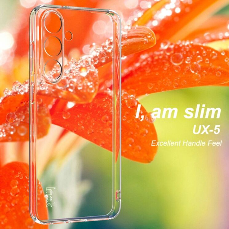 Силиконовый чехол IMAK UX-5 Series для Samsung Galaxy S25 Plus (S936) - Transparent: фото 3 из 8