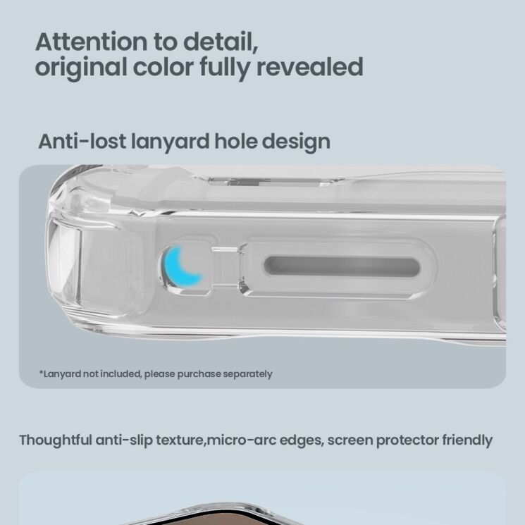 Силиконовый чехол NILLKIN Nature TPU Pro для Samsung Galaxy S26 - Transparent: фото 13 из 16