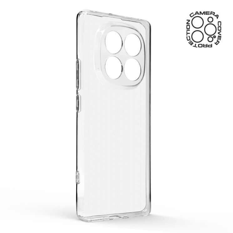 Силиконовый (TPU) чехол ArmorStandart Air Series для Xiaomi Redmi Note 14 Pro Plus - Transparent: фото 2 из 6