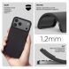 Силиконовый (TPU) чехол ArmorStandart Matte Slim Fit для iPhone 18 Pro Max - Black (423942B). Фото 4 из 5