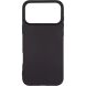 Силиконовый (TPU) чехол ArmorStandart Matte Slim Fit для iPhone 18 Pro Max - Black (423942B). Фото 1 из 5