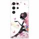 Силиконовый (TPU) чехол Deexe Life Style для Samsung Galaxy S24 Ultra (S928) - Girl (346945G). Фото 1 из 3