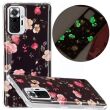 Силиконовый (TPU) чехол Deexe LumiCase для Xiaomi Redmi Note 10 Pro - Beautiful Flower (278465P)