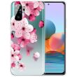 Силиконовый (TPU) чехол Deexe Pretty Glossy для Xiaomi Redmi Note 10 / Note 10s / Poco M5s - Peach Blossom (278541Q)