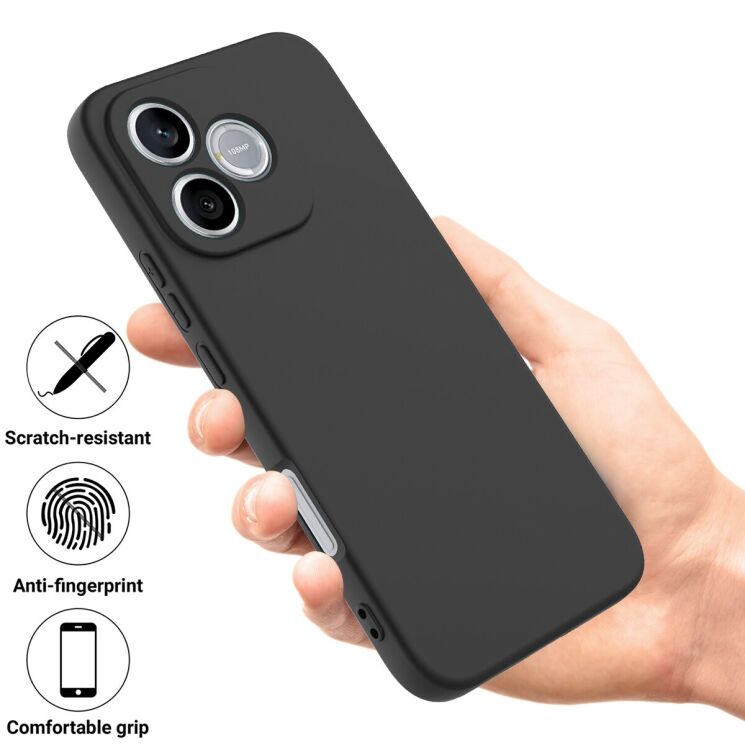 Силиконовый (TPU) чехол Deexe Silicone Case для Honor 600 Lite - Black: фото 3 из 9