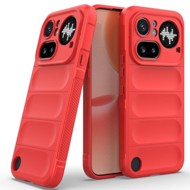 Силиконовый (TPU) чехол Deexe Terra Case для Nothing Phone (4a) Pro - Red (411402R) Силиконовый (TPU) чехол Deexe Terra Case для Nothing Phone (4a) Pro - Red: фото 2 из 6