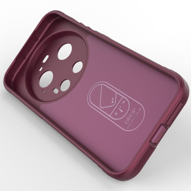 Силиконовый (TPU) чехол Deexe Terra Case для Xiaomi 17 Ultra - Wine Red (407555WR) Силиконовый (TPU) чехол Deexe Terra Case для Xiaomi 17 Ultra - Wine Red: фото 3 из 8