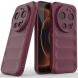 Силиконовый (TPU) чехол Deexe Terra Case для Xiaomi 17 Ultra - Wine Red (407555WR). Фото 2 из 8