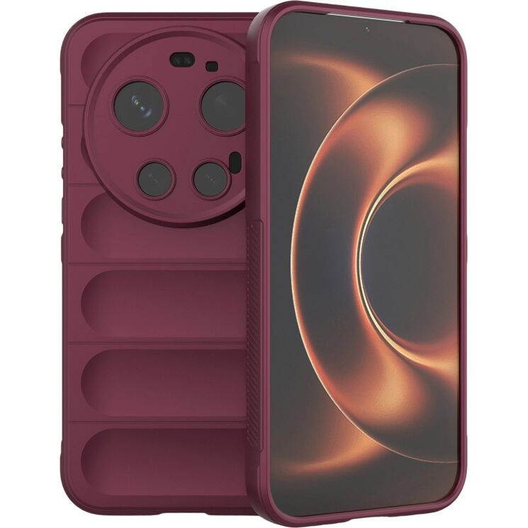 Силиконовый (TPU) чехол Deexe Terra Case для Xiaomi 17 Ultra - Wine Red (407555WR) Силиконовый (TPU) чехол Deexe Terra Case для Xiaomi 17 Ultra - Wine Red: фото 1 из 8
