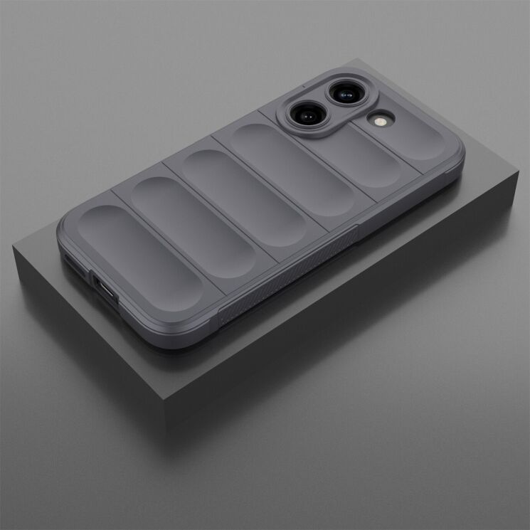 Силиконовый (TPU) чехол Deexe Terra Case для Xiaomi Poco X8 Pro - Dark Grey: фото 2 из 4