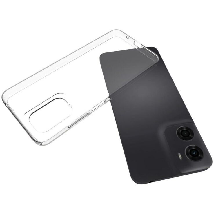 Силиконовый (TPU) чехол Deexe UltraThin для Motorola Moto G05 - Transparent: фото 4 из 5