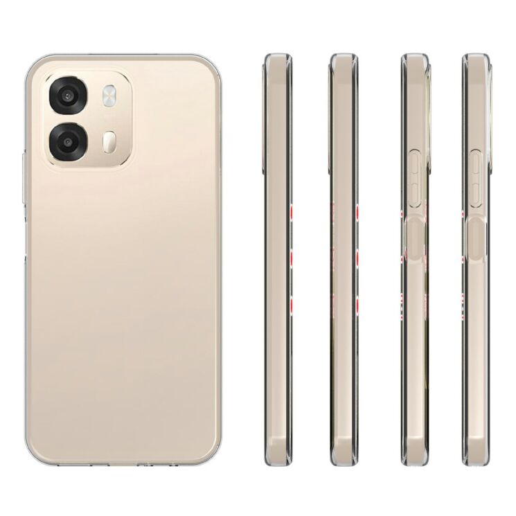 Силіконовий (TPU) чохол Deexe UltraThin для OPPO A6s / A6 - Transparent: фото 5 з 5