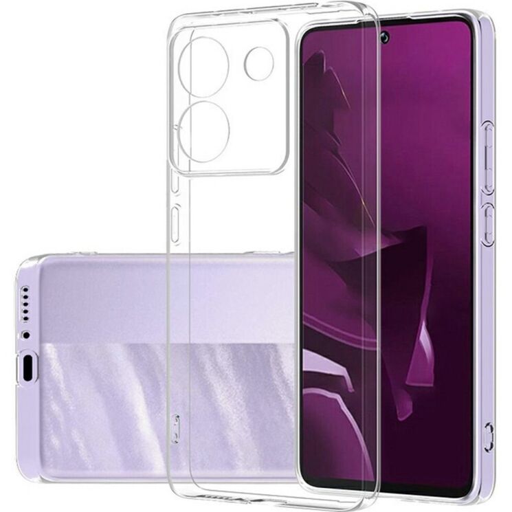 Силиконовый (TPU) чехол Deexe UltraThin для Xiaomi Poco M7 Pro - Transparent: фото 1 из 4