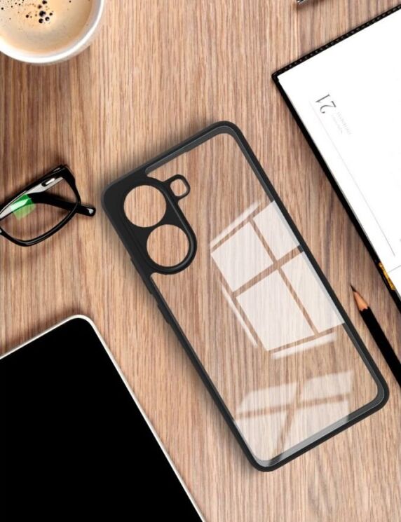 Силиконовый (TPU) чехол IMAK UX-9A Series для Xiaomi Poco X7 Pro - Black: фото 8 из 9