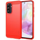 Силіконовий (TPU) чохол MOFI Carbon Fiber для Samsung Galaxy A36 (A366) - Red (372010R)