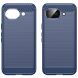Силиконовый (TPU) чехол UniCase Carbon для Google Pixel 10a - Blue (407306L). Фото 2 из 8
