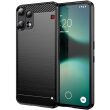 Силіконовий (TPU) чохол UniCase Carbon для Nothing Phone (3a) Lite - Black (405405B)