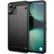 Силіконовий (TPU) чохол UniCase Carbon для Nothing Phone (3a) Lite - Black (405405B). Фото 1 з 8