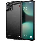 Силіконовий (TPU) чохол UniCase Carbon для Nothing Phone (3a) Lite - Black: фото 1 з 8