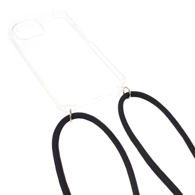Силиконовый (TPU) чехол UniCase Carrying AirBag для Apple iPhone 15 Plus - Transparent: фото 3 из 5