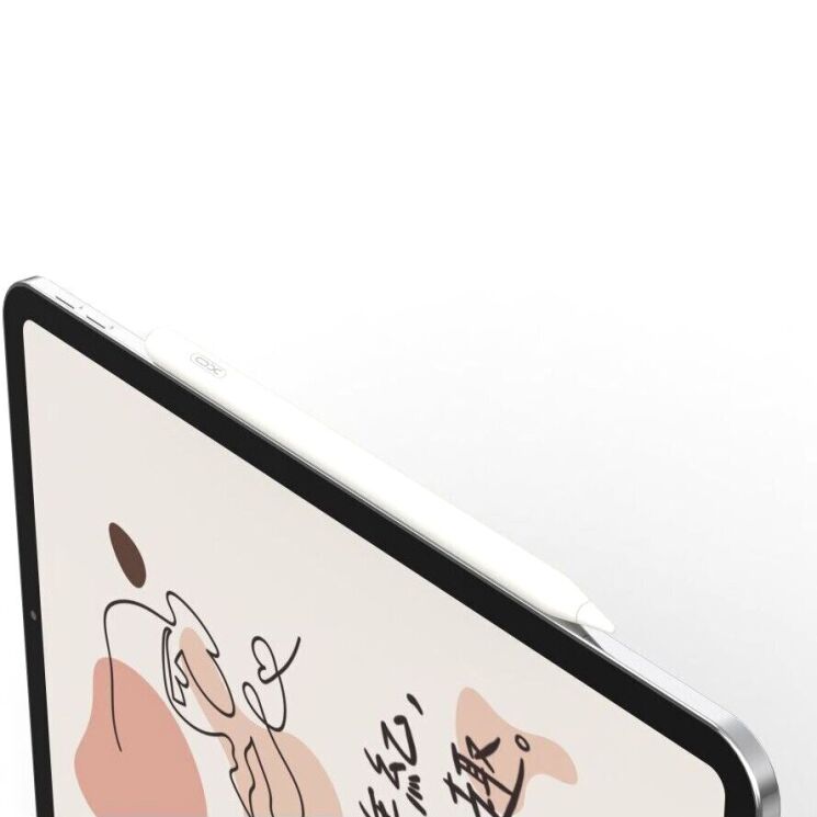 Стилус XO ST-05 iPad 2-Gen Wireless Charging Pen - White: фото 4 из 9