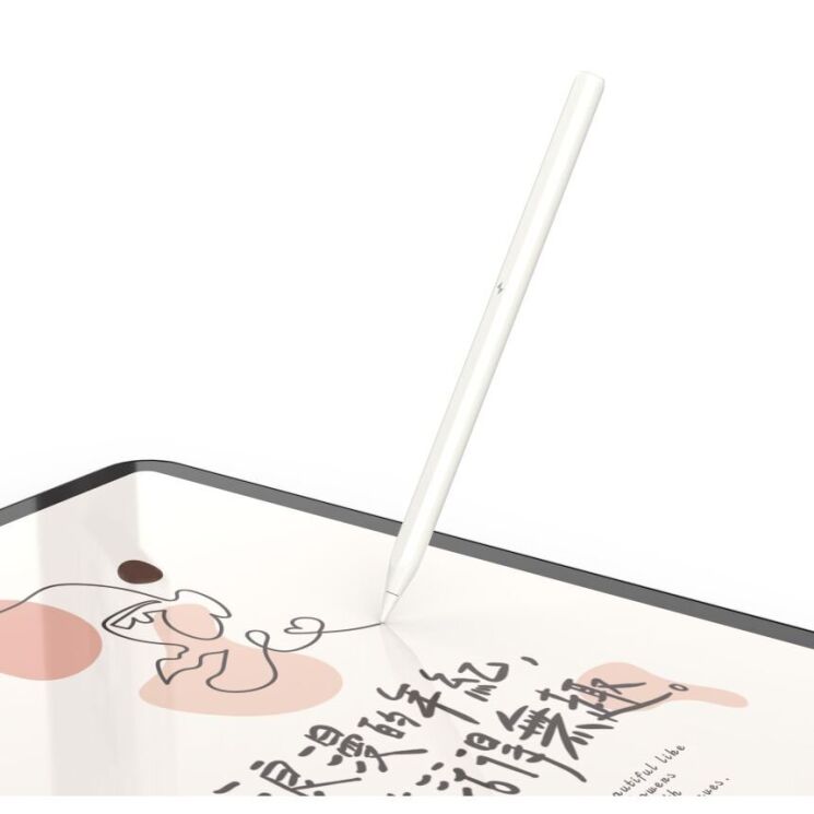 Стилус XO ST-05 iPad 2-Gen Wireless Charging Pen - White: фото 3 из 9