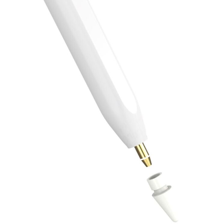 Стилус XO ST-05 iPad 2-Gen Wireless Charging Pen - White: фото 2 из 9