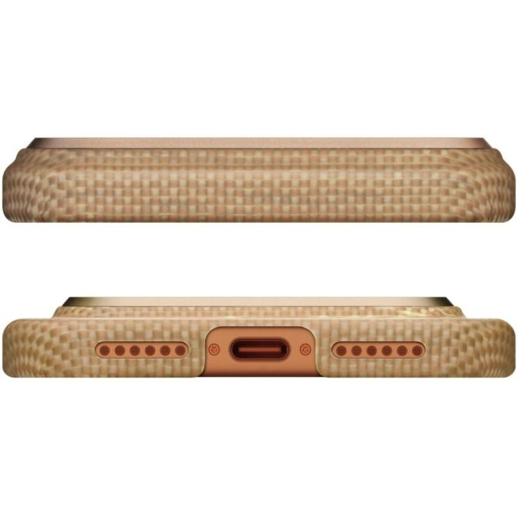 Ультратонкий чехол Pitaka Ultra-Slim Case для iPhone 17 Pro Max (KI1707AG) - Golden Glint: фото 3 из 11