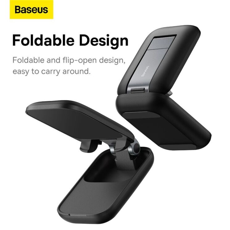 Універсальна підставка Baseus Seashell Series (B10551500111-00) - Black: фото 11 з 15