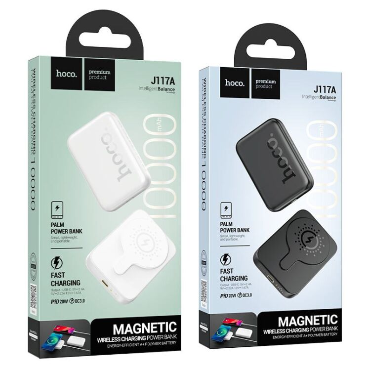 Внешний аккумулятор Hoco J117A Esteem PD20W MagSafe (10000mAh) - Black: фото 7 из 7