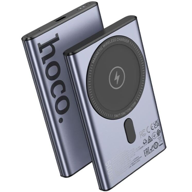 Зовнішній акумулятор Hoco Q32 PD20W (5000mAh) - Metal Gray: фото 2 з 6